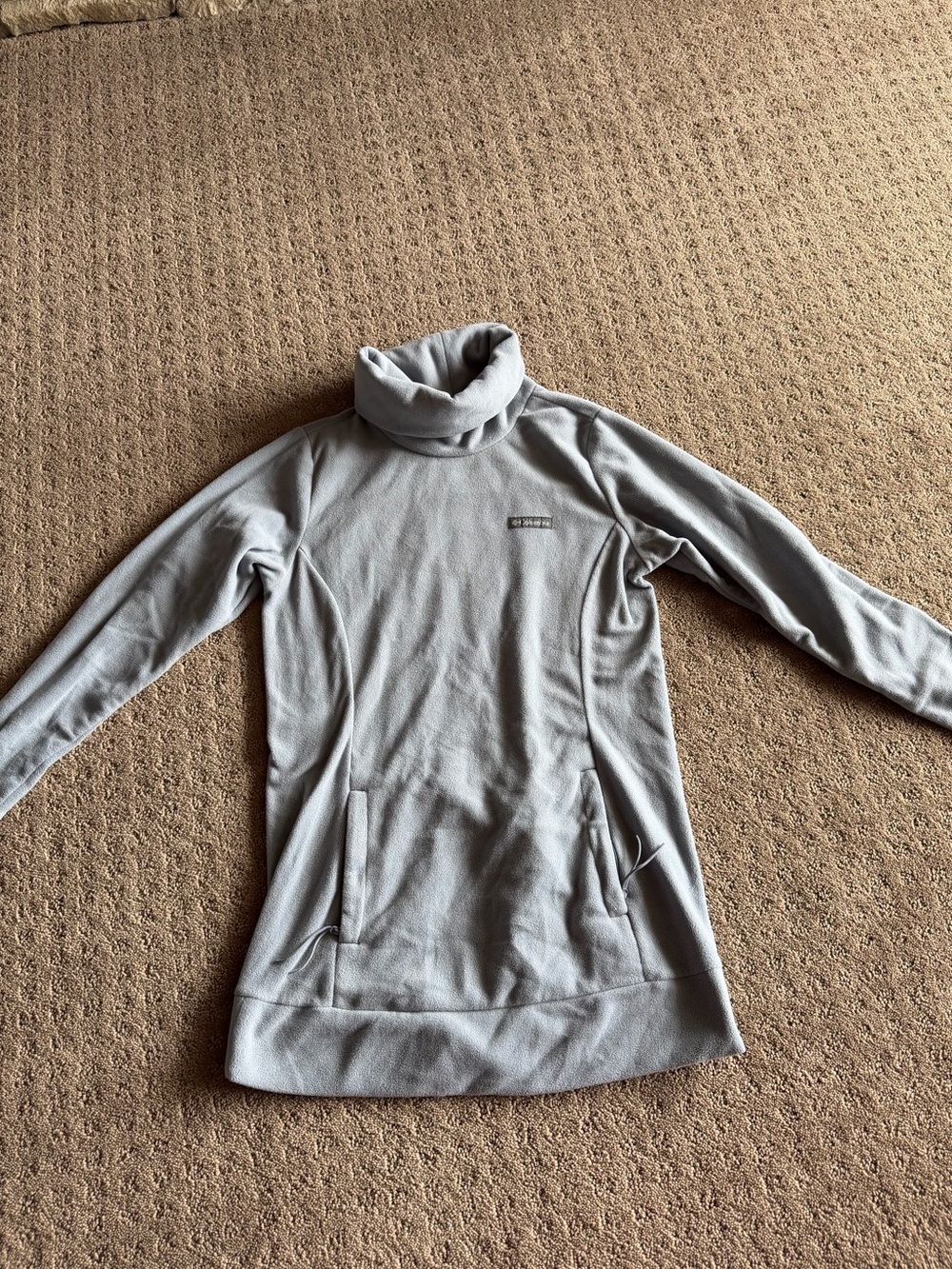 Columbia Light Gray Turtleneck Sweater